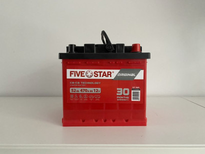 Akumulator FIVE STAR 52 Ah,...