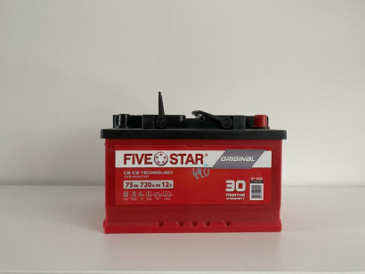 Akumulator FIVE STAR 75 Ah,...